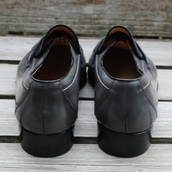 Polished Grey Leather Loafer, Men's Size 9.5 EEE, Made in Brazil - Picture 7 of 13